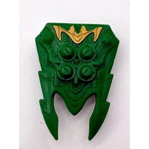 Power Rangers Ninja Storm Action Figure Accessory OS Green EUC Samurai Shield